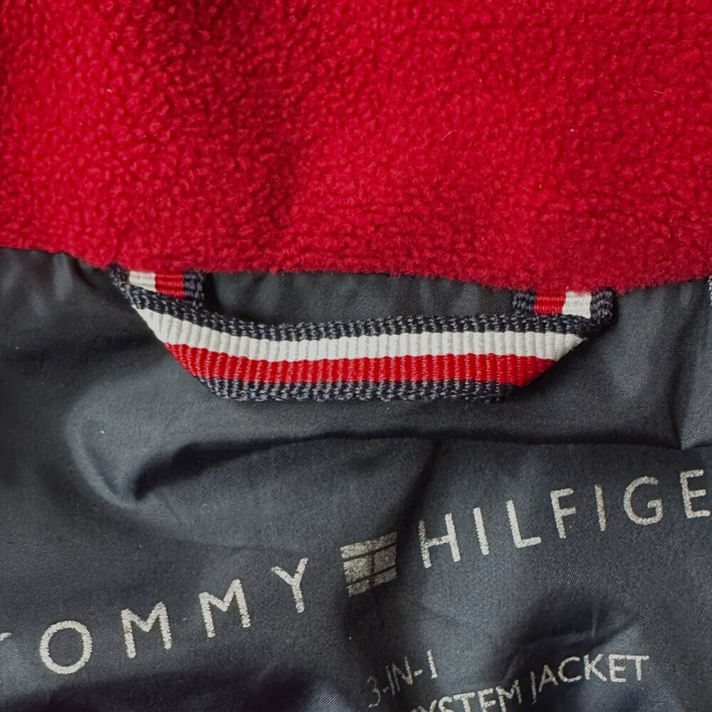 Tommy Hilfiger Jacket Women's Navy Blue Full Zip Diamond Quilted, size XL - Picture 8 of 16